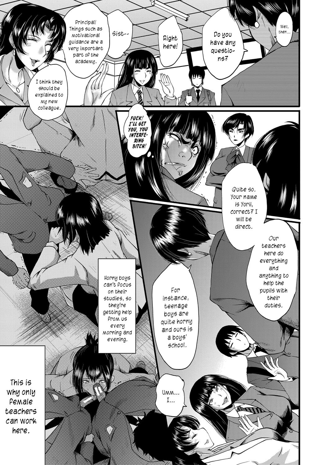 Hentai Manga Comic-The Principal of an Academy with only Female Teachers,-Chapter 1-15